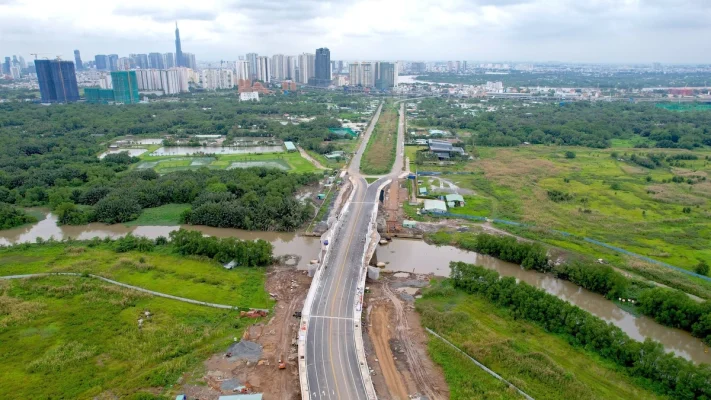 Đường Liên Phường kết nối vùng qua The Global City quận 2 Mốc tăng giá 6: Đường Liên Phường kết nối vùng