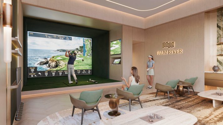 Phòng tập Golf mô phỏng tại Palm River
