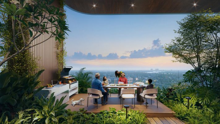 Vườn nướng BBQ trên cao tại Palm River