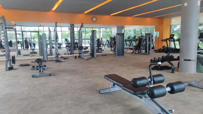 Chung cư Palm Heights có phòng tập gym không